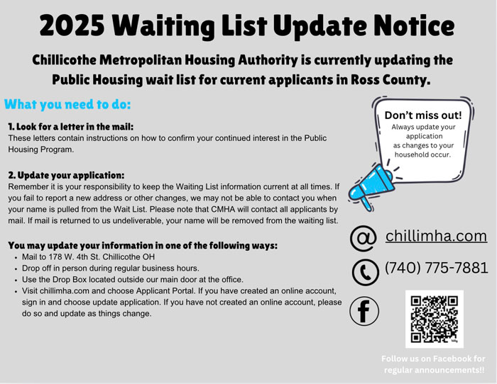 image of waitlist portal online announcement
